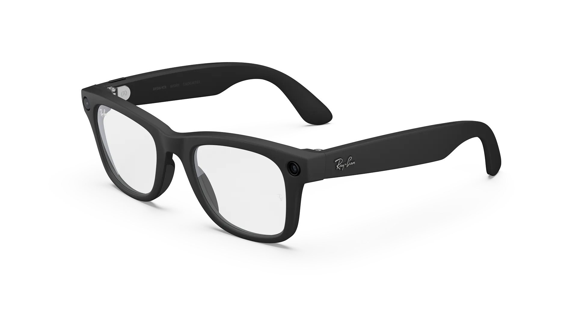 Умные очки Ray-Ban Wayfarer (Gen 2) Matte Black / Clear RW4012 Large