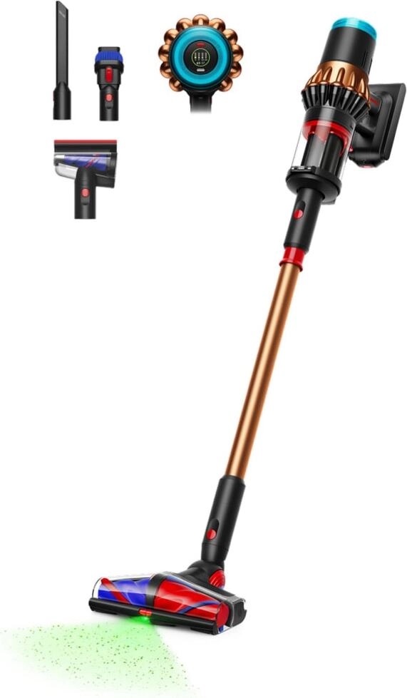 Вертикальный пылесос Dyson V16 Piston Animal SV53 (Black/Copper, черная медь)