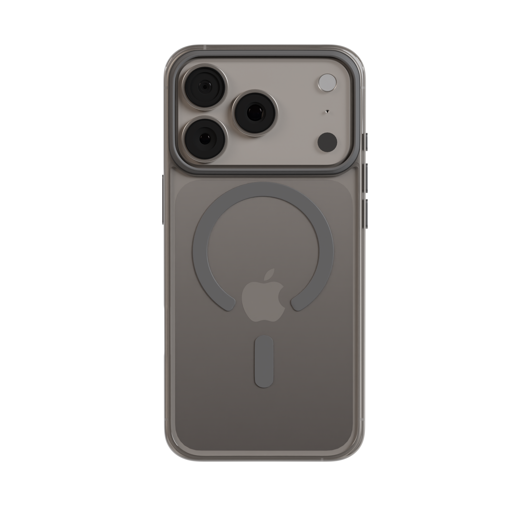 Чехол AceCase Crystal Shield for iPhone 17 Pro Gray