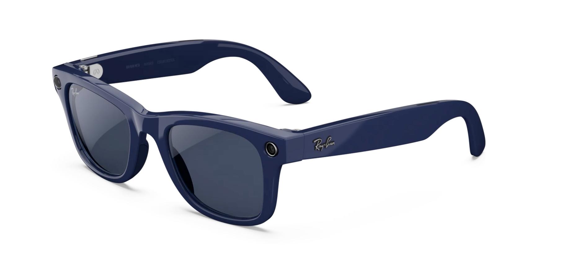 Умные очки Ray-Ban Wayfarer (Gen 2) Shiny Cosmic Blue / Sapphire Transitions RW4012 Large