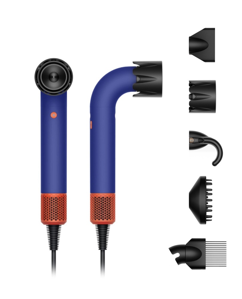 Фен Dyson HD18 Supersonic R PRO Hair Dryer (Vinca Blue/Topaz, синий/оранжевый)