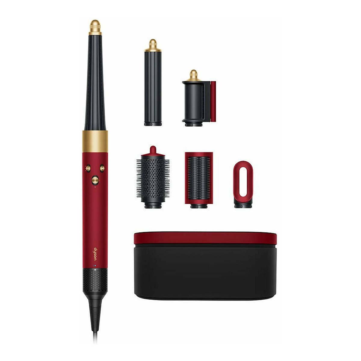 Стайлер Dyson HS08 Long (Red Velvet/Gold, красный/золотой)