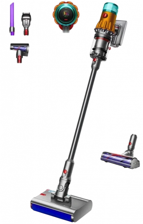 Моющий пылесос Dyson V12s SV46 Submarine (Yellow/Nickel, желтый никель)