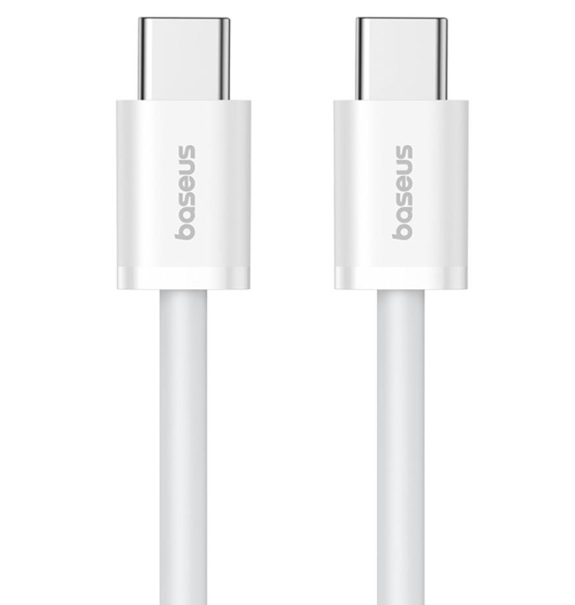 Кабель Baseus Superior Series 2 Fast Charging Data Cable Type-C to Type-C 30W 1m Moon White