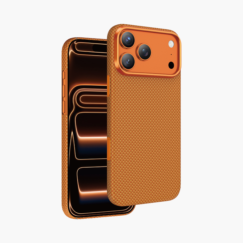 Чехол-накладка Keephone Kevlar Norra MagSafe для Apple iPhone 17 Pro Orange