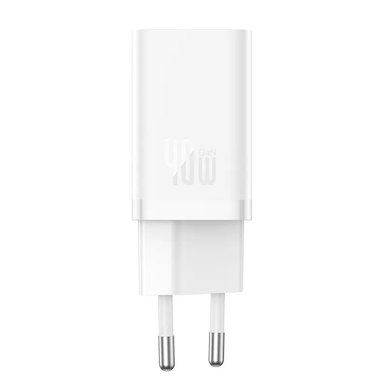 СЗУ Baseus GaN5 Pro Fast Charger с двумя разъемами 40w White