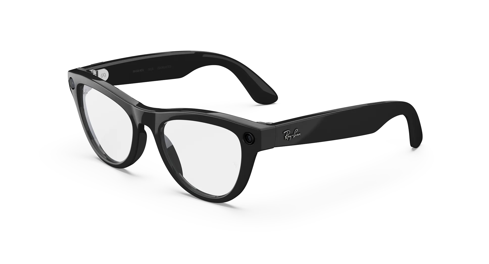Умные очки Ray-Ban Skyler (Gen 2) Shiny Black / Clear RW4014 Standard