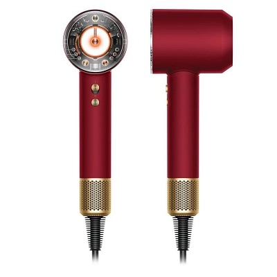Фен Dyson HD16 Supersonic Nural Hair Dryer (Red Velvet/Gold, красный/золотой)