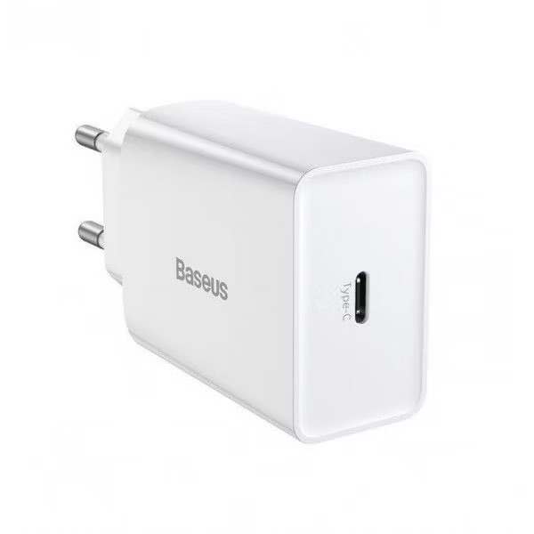 СЗУ Baseus Palm Fast Charger 1C 20W EU Moon White