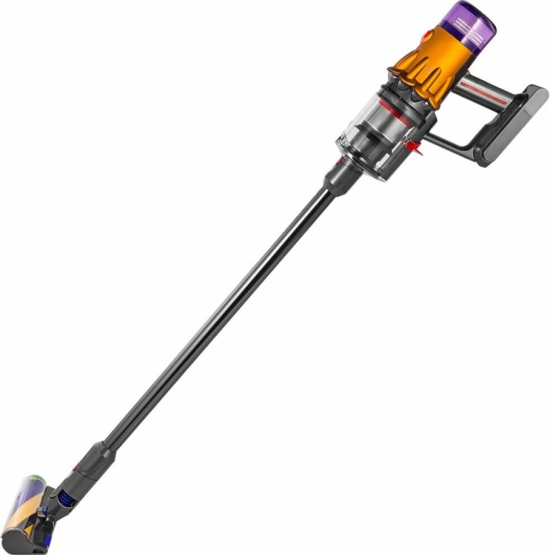 Вертикальный пылесос Dyson V12 Detect Slim Absolute SV46 (Yellow/Nickel, желтый никель)