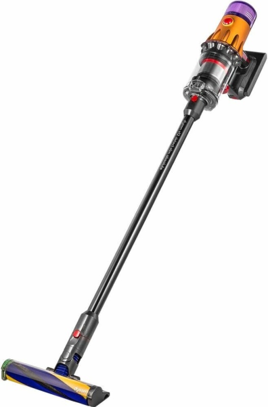 Вертикальный пылесос Dyson V12 Detect Slim Absolute SV46 (Yellow/Nickel, желтый никель)