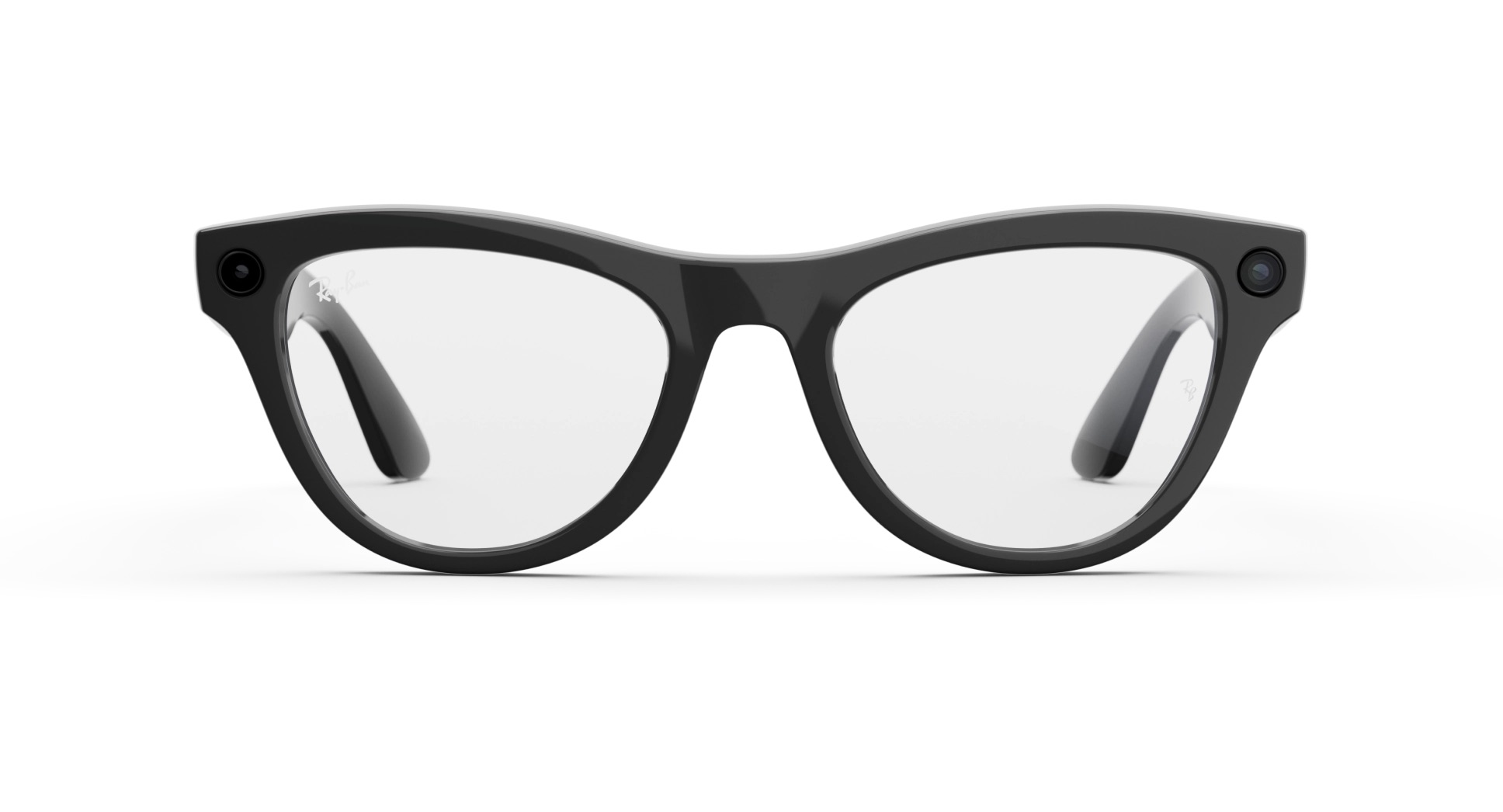 Умные очки Ray-Ban Skyler (Gen 2) Shiny Black / Clear RW4014 Standard