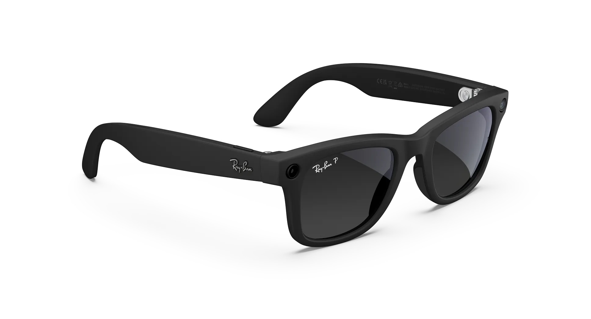 Умные очки Ray-Ban Wayfarer (Gen 2) Matte Black / Polarized Gradient Graphite RW4012 Standard