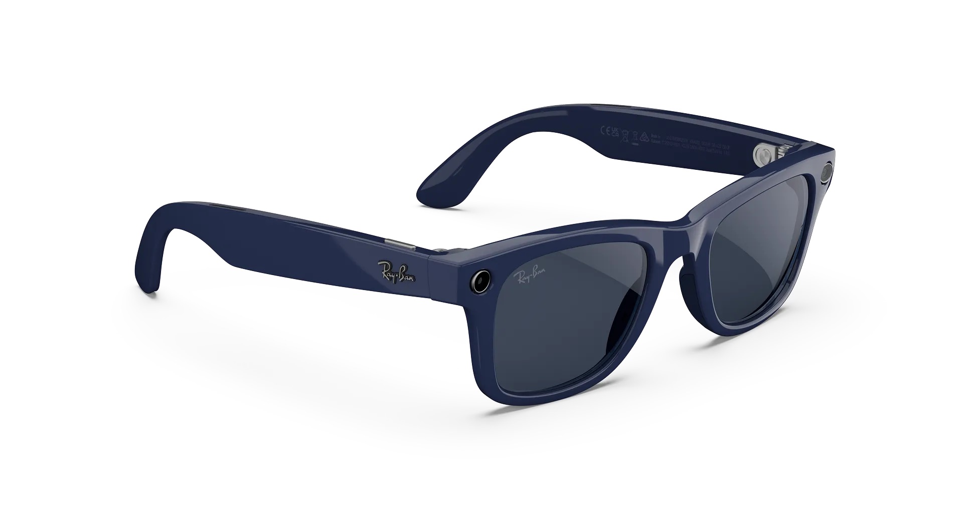 Умные очки Ray-Ban Wayfarer (Gen 2) Shiny Cosmic Blue / Sapphire Transitions RW4012 Large