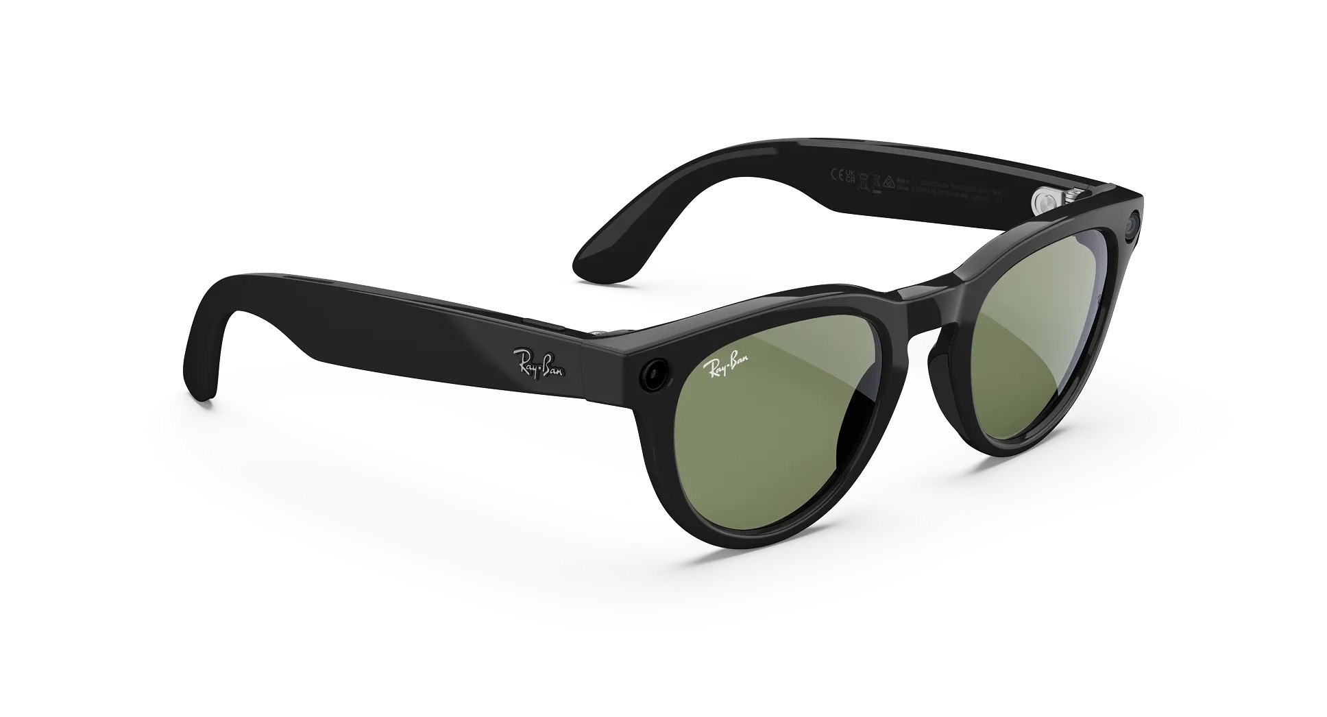 Умные очки Ray-Ban Headliner (Gen 2) Shiny Black / Graphite Green Transitions RW4013 Standard